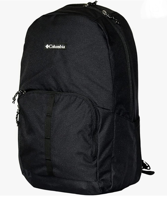 Columbia Beacon Unisex Backpack Black 100% AUTHENTIC