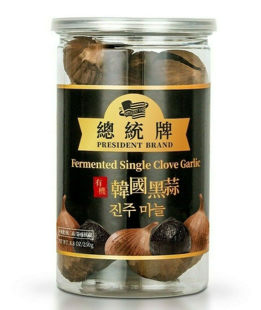 Greenlike Fermented Single Clove Garlic Dried Cooked Black Garlic 即食有机黑蒜 250g gallery