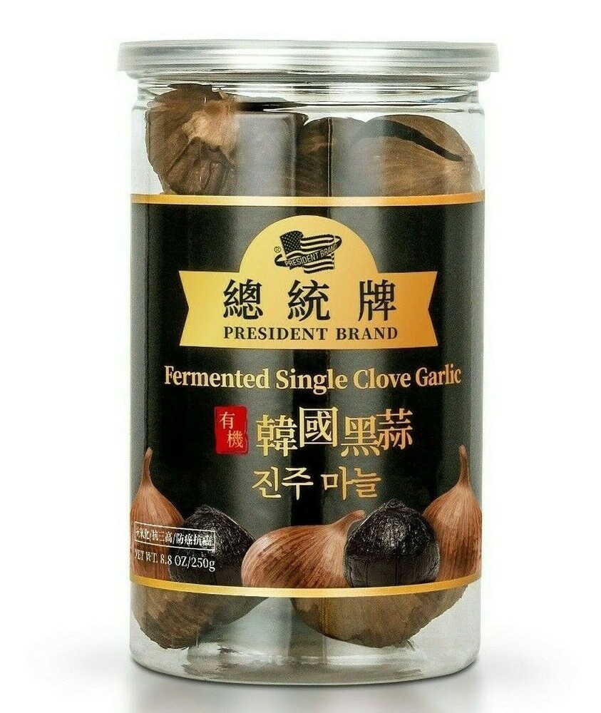 Greenlike Fermented Single Clove Garlic Dried Cooked Black Garlic 即食有机黑蒜 250g