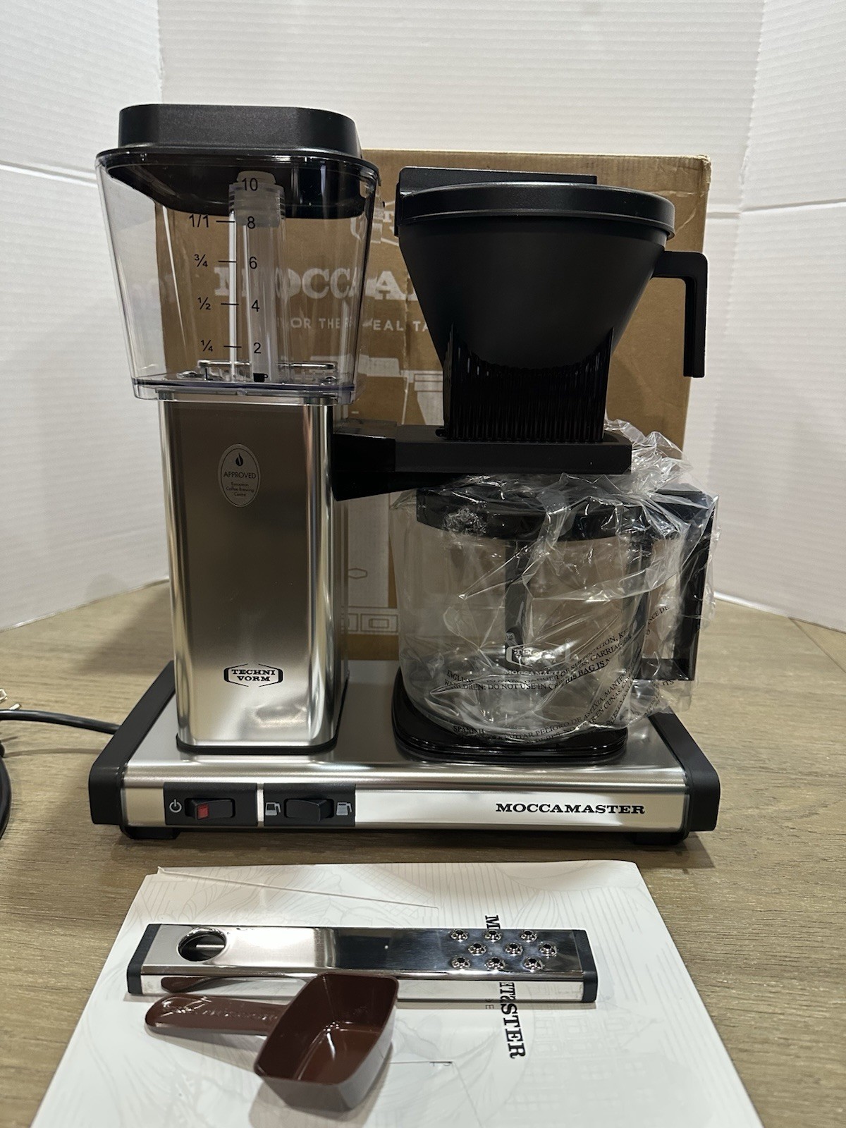 Technivorm MOCCAMASTER KBGV Coffee Maker Machine Polished Silver 53941 gallery