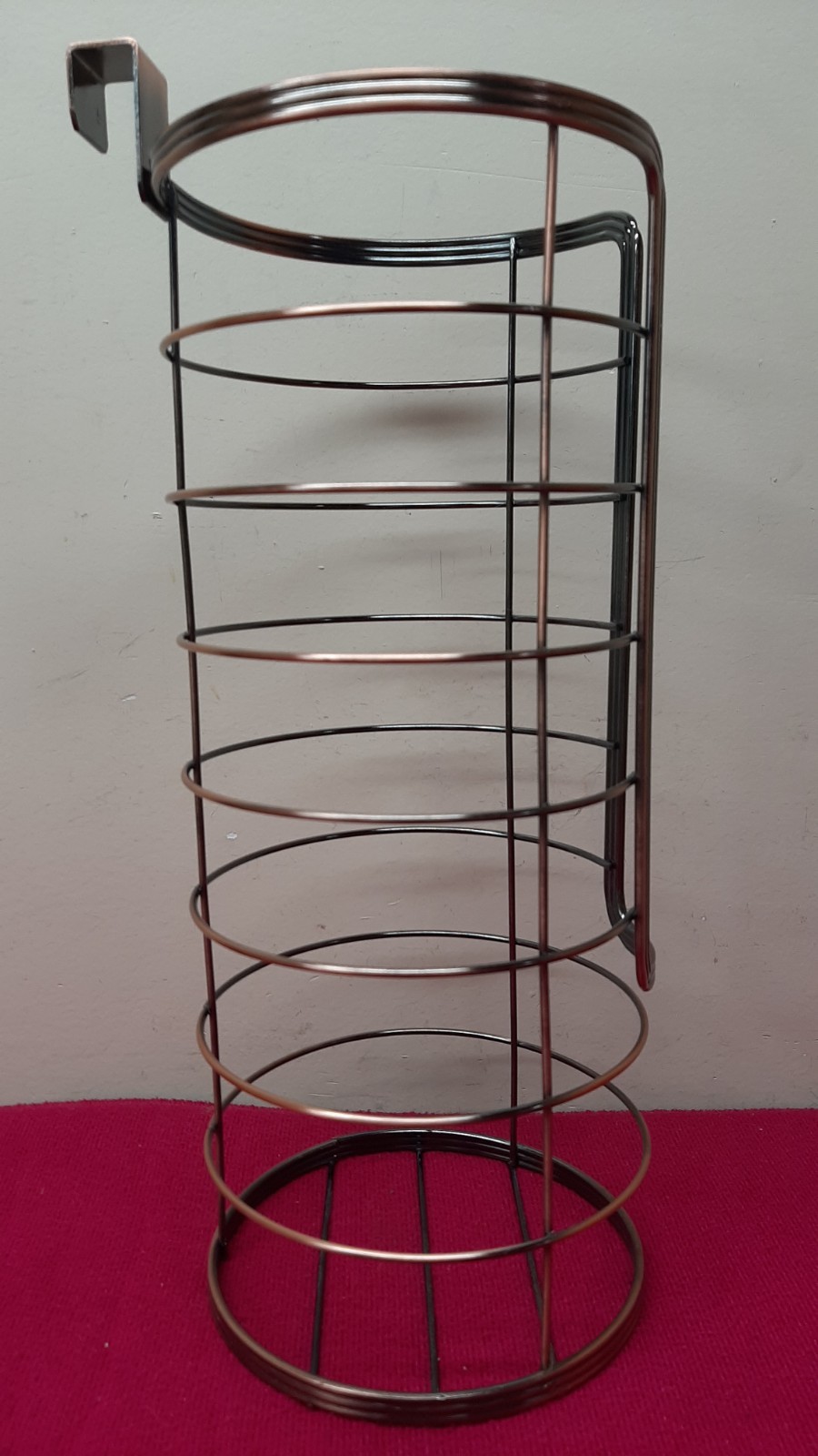 Copper Finish Toilet Tissue Paper Holder Tank Mount 3 Rolls Bathroom Decor New gallery