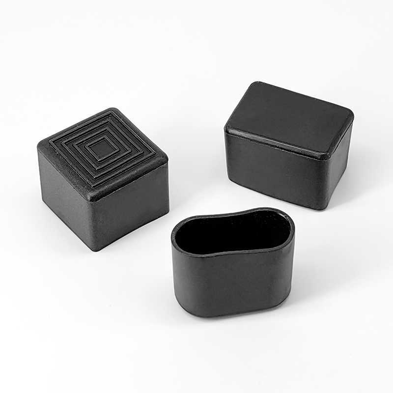 Square/Rectangle Chair Leg Cap Rubber Feet Protector Pads Furniture Table Covers gallery