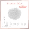 3000-Pack Glow in the Dark Rocks, 0.31"-0.44" Resin Pebbles Stones [White] gallery