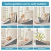 Wedge Pillow for Sleeping & Resting, 24"x24"x10" Memory Foam Cushion with Gre... gallery