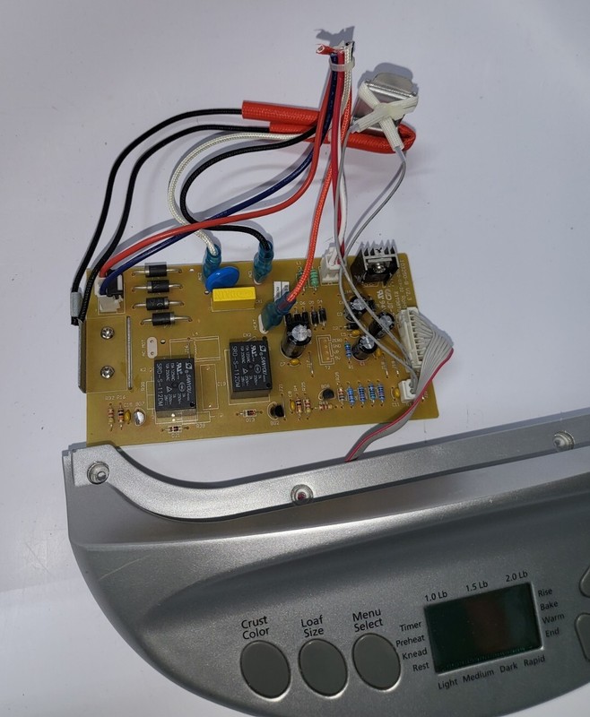 Control Panel, PCB, & Screws for Oster CKSTBR9050 Bread Machine Replacement Part gallery