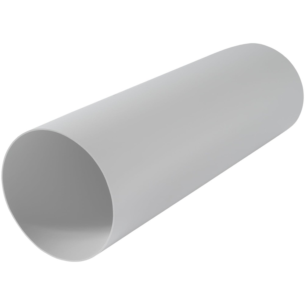 4-inch Round Straight Plastic Ventilation Duct 12-inch Long Rigid Pipe