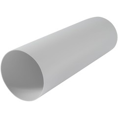 4-inch Round Straight Plastic Ventilation Duct 12-inch Long Rigid Pipe
