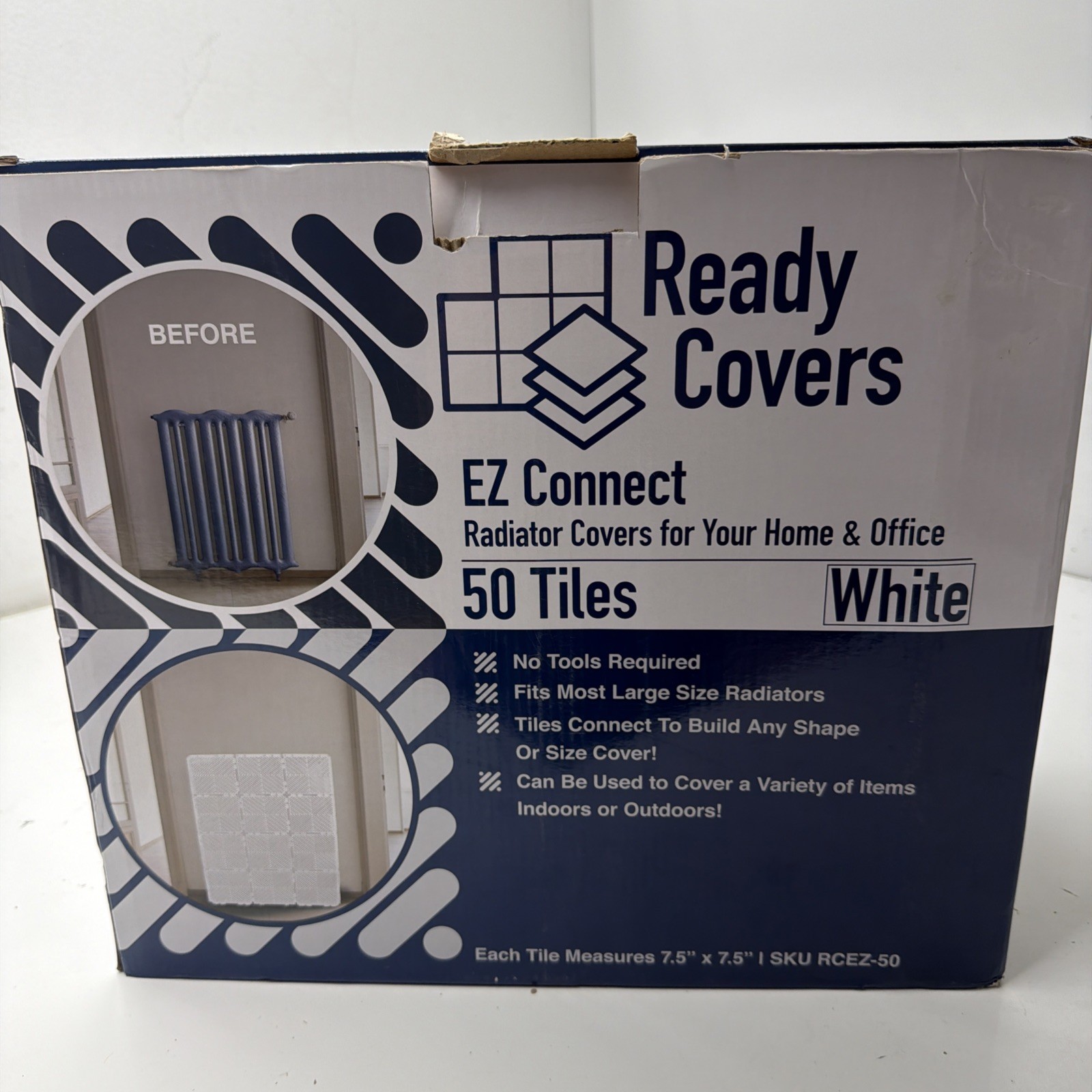 Ready Covers EZ Vented Radiator Protective Heating Connect Cover (50, White) gallery