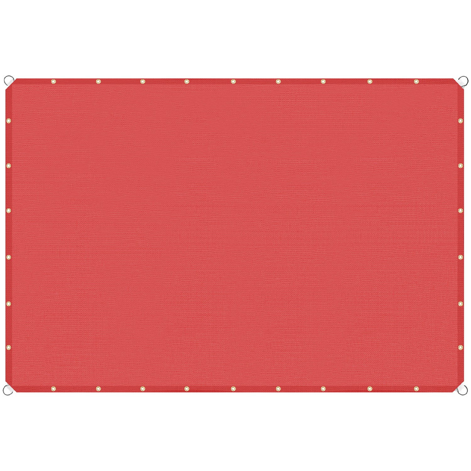 7-12ft Shade Cloth Sun Shade Sail Canopy Awning Cover Patio Garden Pergola Red gallery