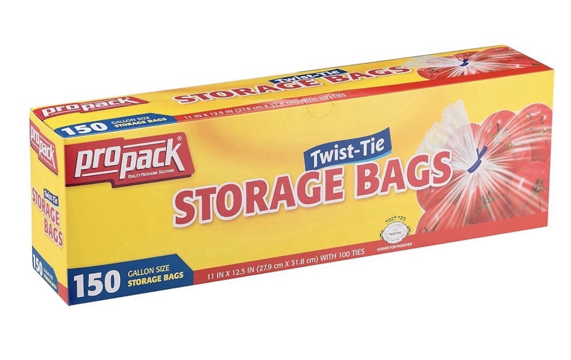 PROPACK Plastic Storage Bags with Original Twist Tie, 1 Gallon Size, 300 B... gallery