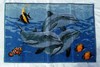 Dolphin Sea Nylon Plush Bath Mat Rug - 20 Inches X 30 Inches USA MADE !! gallery