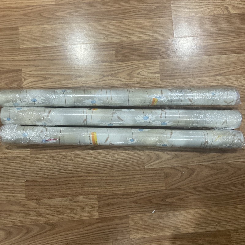 James Seeman Studio Floral Pattern Wallpaper 28”x30ft 3 Rolls Made In USA gallery