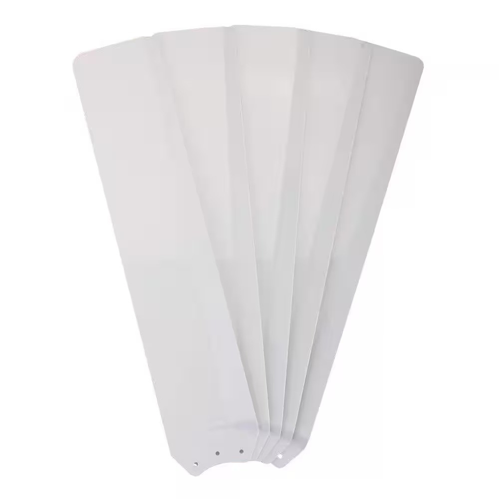 Merwry White 52 in. Ceiling Fan Blades (5-Pack) UPC to confirm compatibility gallery