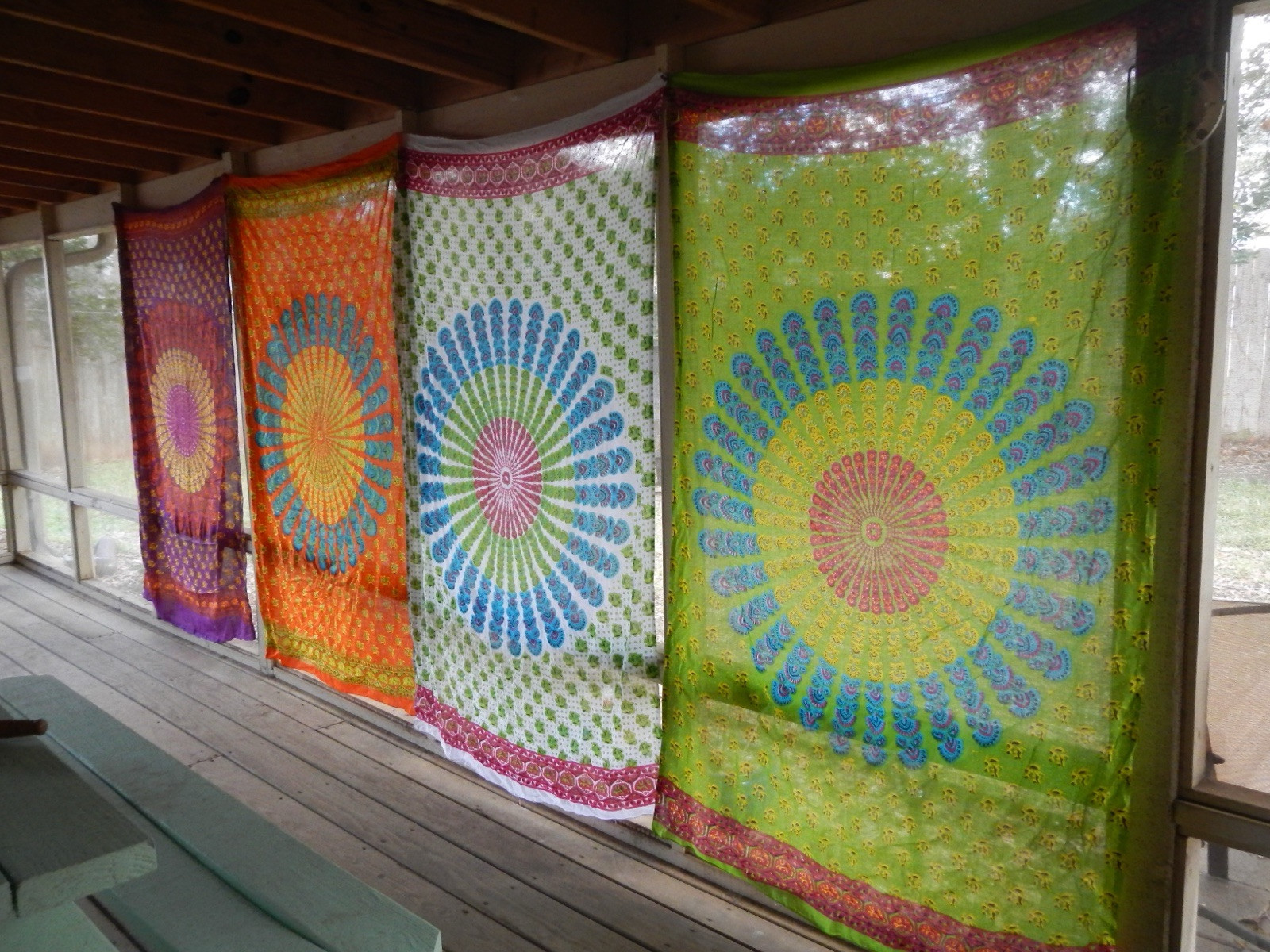 20 pc lot Colorful mandala Tapestry Rainbow Wall Hanging Decor Boho Hippie Bulk gallery