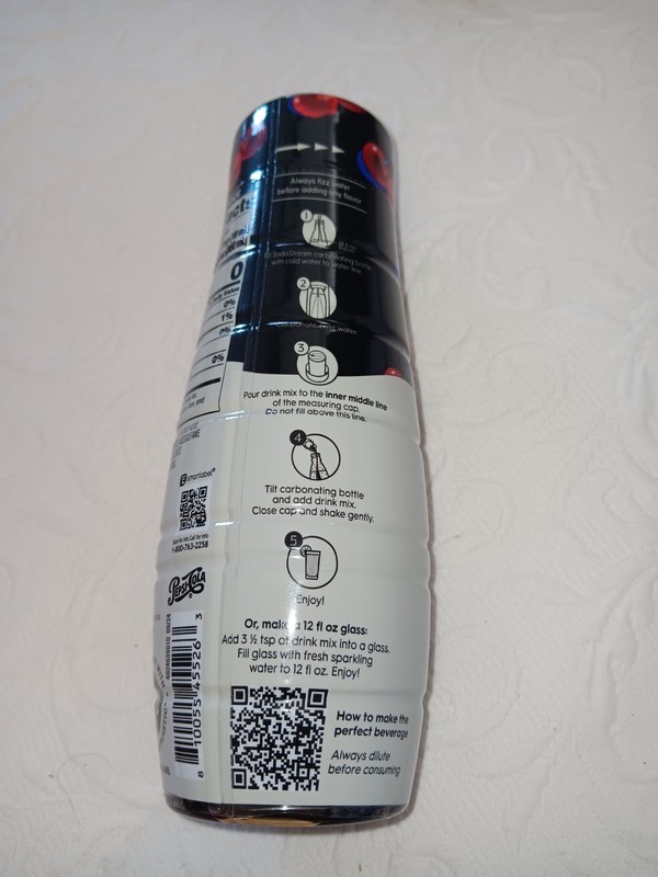 SODASTREAM PEPSI ZERO SUGAR WILD CHERRY DRINK MIX 14.9 oz 440ml 10/27/26 NIB gallery