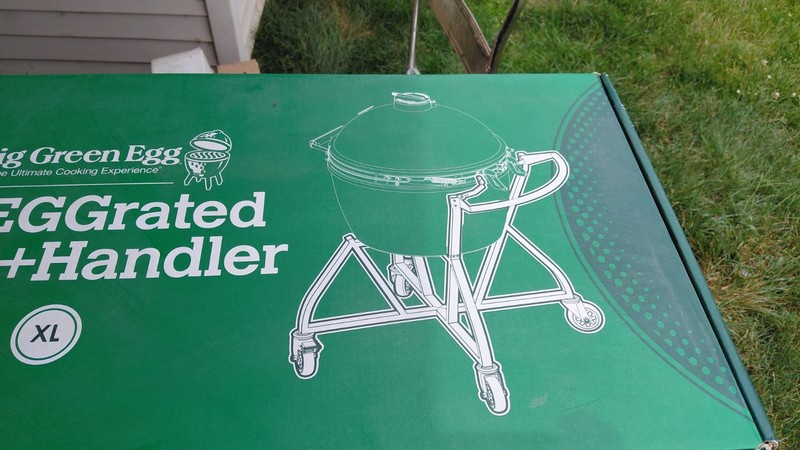 Big Green Egg IntEGGrated Nest + Handler XL with wheels 121158 gallery