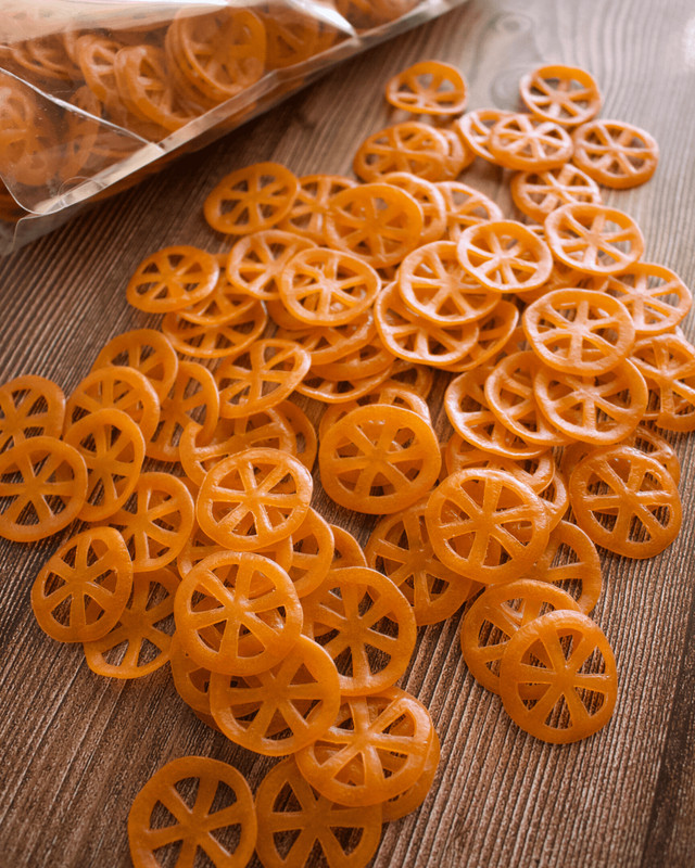 Duros Wheels Bulk 1-7lbs - Chicharrones de Harina Rueda - Uncooked - Duritos gallery