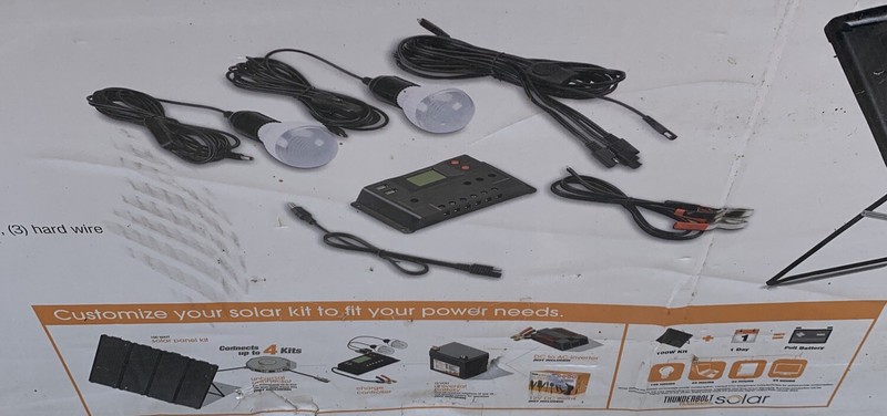 Solar Panel Kit Thunder Bolt SOLAR 100 Watt Amorphous gallery