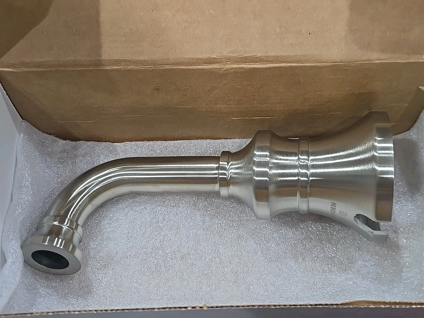 Moen S5001BN Colinet Traditional Non-Diverting Tub Spout Slip-fit CC Brushed Nic gallery