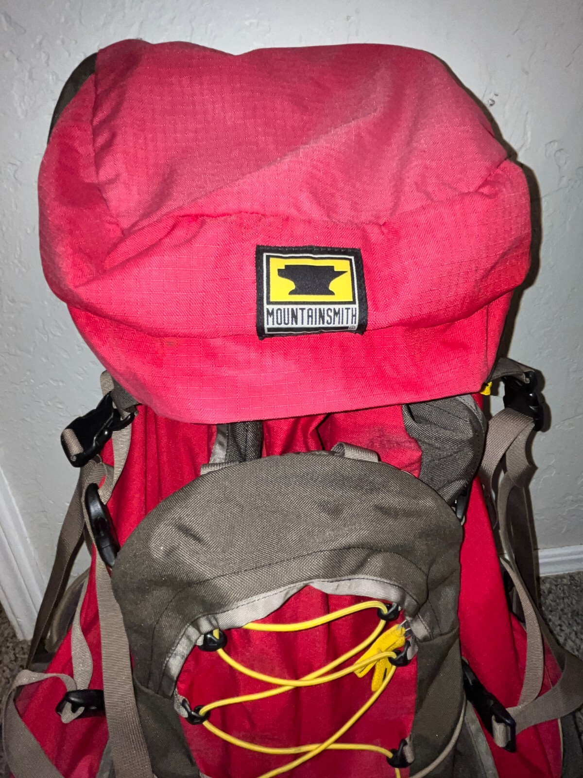 Mountainsmith Cross Country 6000 Large Backpack Belted Padded Internal Frame Red 2