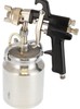 AIR SPRAY GUN Production Paint Sprayer 1 Quart Siphon Non Drip Cup High Press em gallery