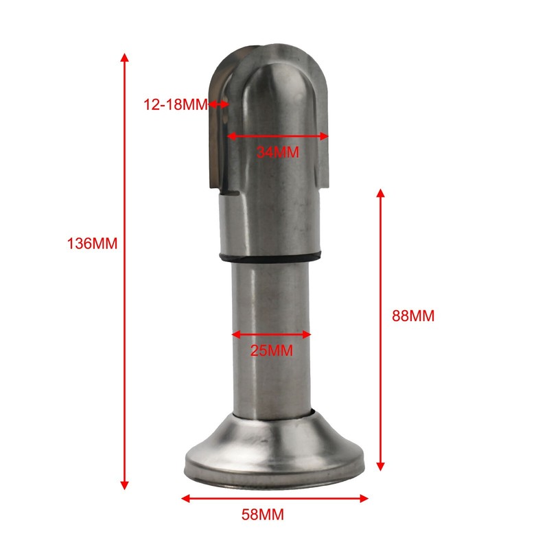 Long Lasting Use & Exquisite Texture Premium Stainless Steel Partition Bracket gallery