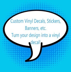 ~*~ CUSTOM ORDER Vinyl Decals Stickers “MESSAGE ME 1st to discuss” SIGNS