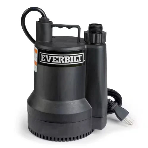 Everbilt 1/6 HP Plastic Submersible Utility Pump gallery