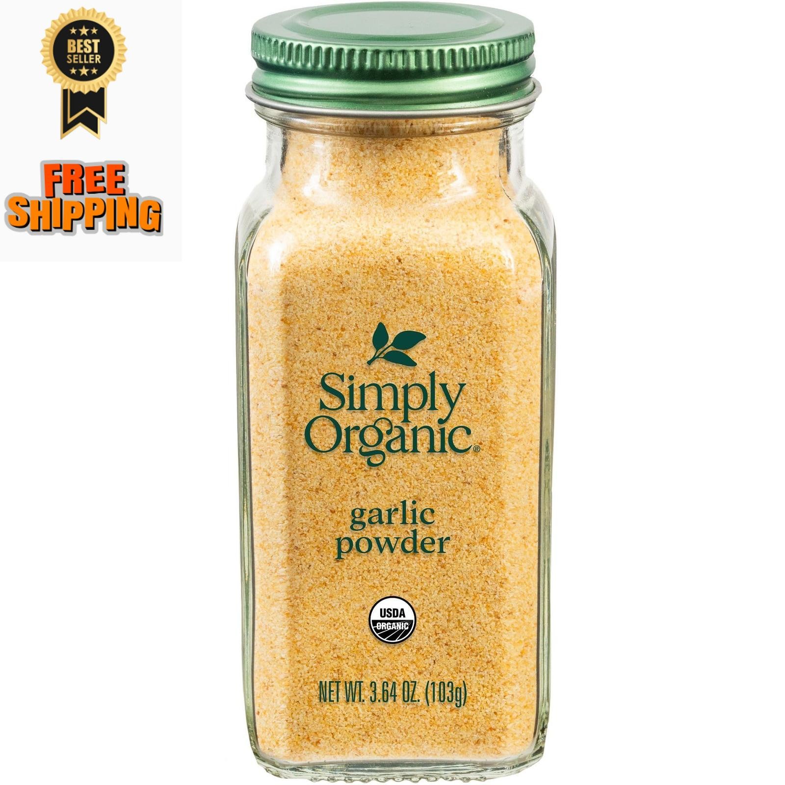 Simply Organic Garlic Powder, 3.64-ounce Jar, Pure 3.64 Oz (pack of 1) gallery