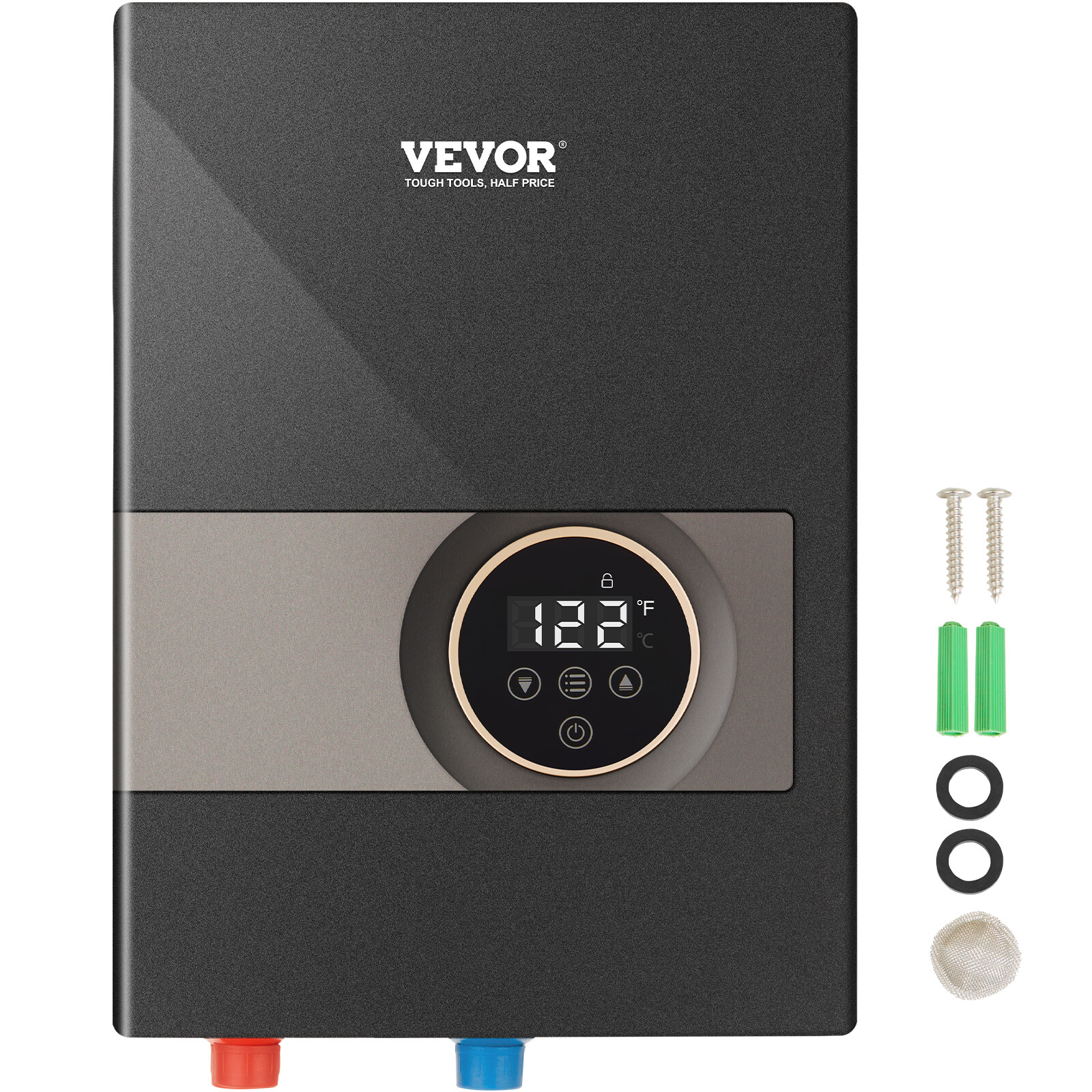 VEVOR 8KW Instant Hot Water Heater Electric Tankless On Demand Shower Boiler gallery