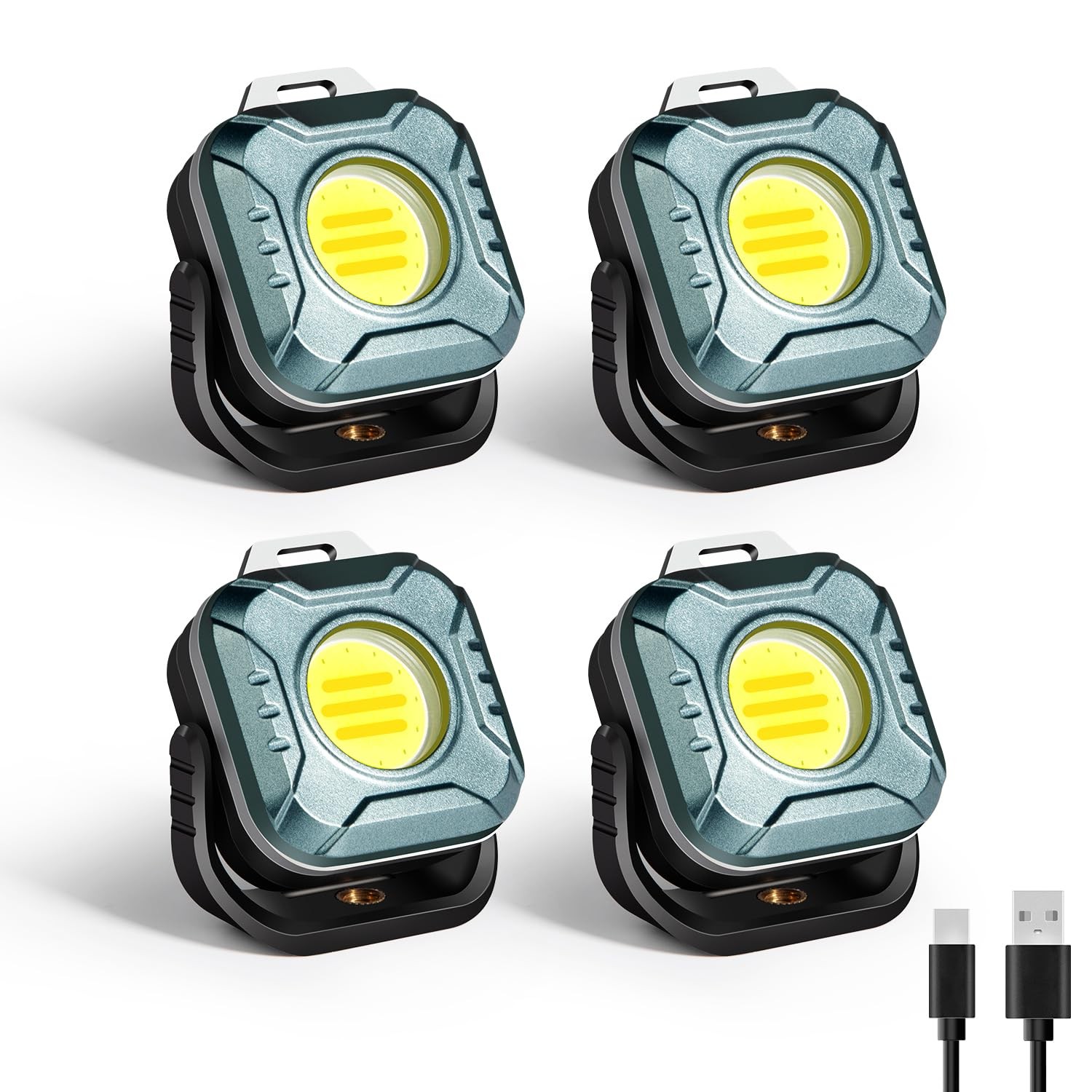 Rechargeable Work Light Mini, 500 Lumens 1200 mAh Magnetic Led Portable Lamp,... gallery