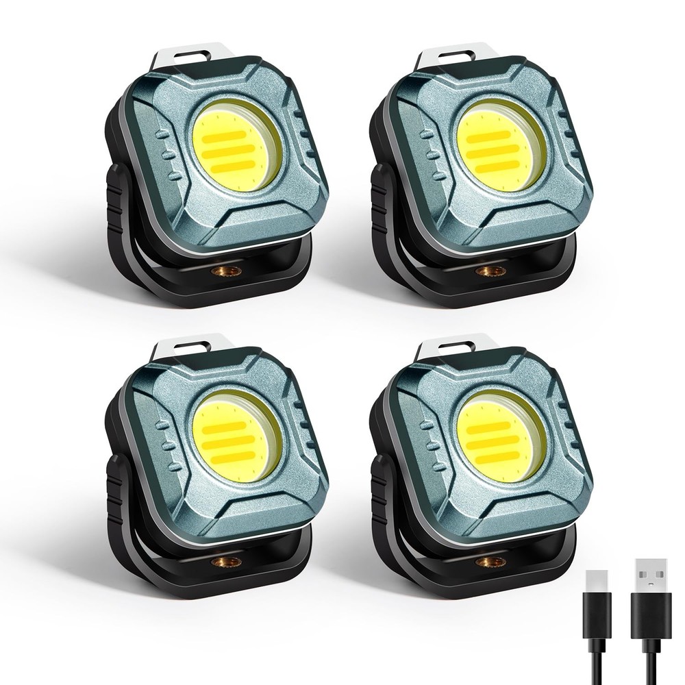 Rechargeable Work Light Mini, 500 Lumens 1200 mAh Magnetic Led Portable Lamp,...