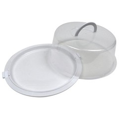 Sure Fresh Reusable Plastic Cake Carrier Container W/Lid BPA FREE PLASTIC -NEW