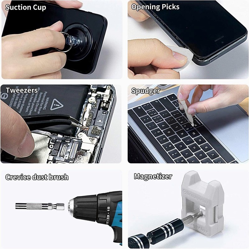Precision Screwdriver Set Mini 138 in1 Multi-function TORX Magnetic Repair Tool gallery