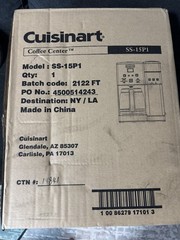 Cuisinart SS-15P1 Filter Coffee Machine 13.3×17.5×12.6 in 12.2 lbs