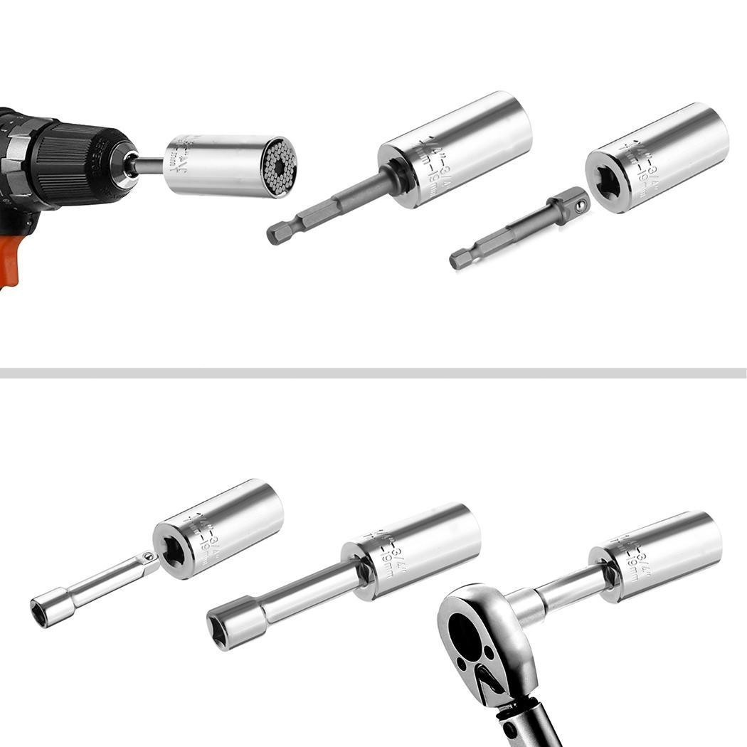 3 PCS Socket Grip Adapter Multi Functional Sockets Set Ratchet Power Drill 02 gallery