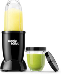 Compact Silver Blender Set with 11 Essential Accessories