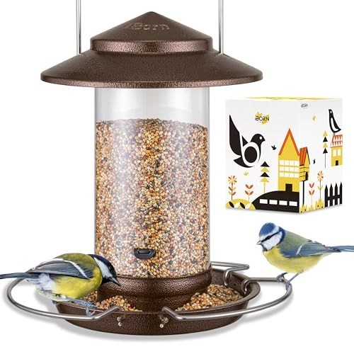 Bird Feeder Squirrel Proof Metal Squirrel Chew Proof Bird Feeders for Outdoors gallery
