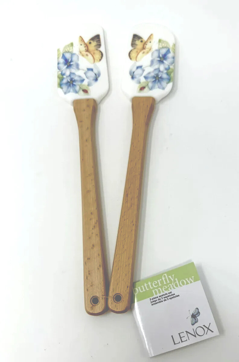 Lenox Butterfly Meadow 2-Piece Silicone Spatula Set 11.5” NEW gallery
