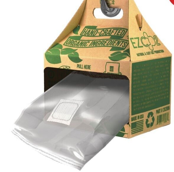 EZ CO2 Delay Activated CO2 Producing Mushroom Bag 4.4 Pounds - 6 Months of CO2 gallery