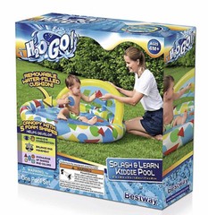 H2OGO! Splash & Learn 47-Inch Inflatable Kiddie Pool