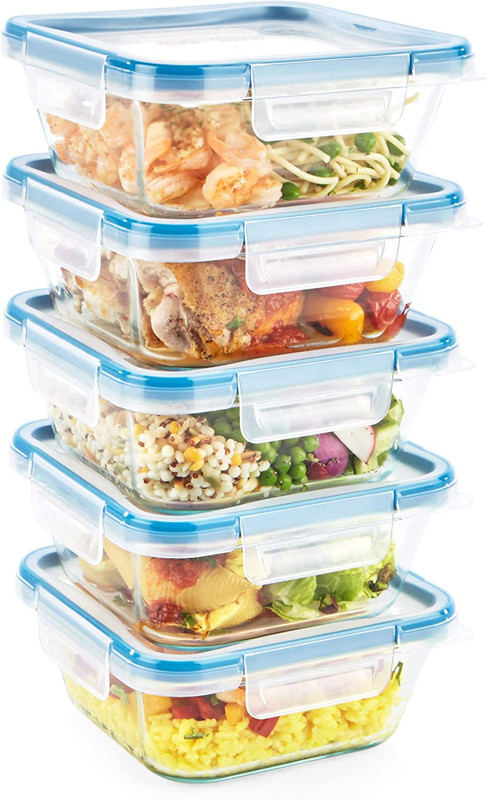 Snapware Total Solutions (5-Pack, 4 Cup) Glass Food Storage Containers Set, Airt gallery