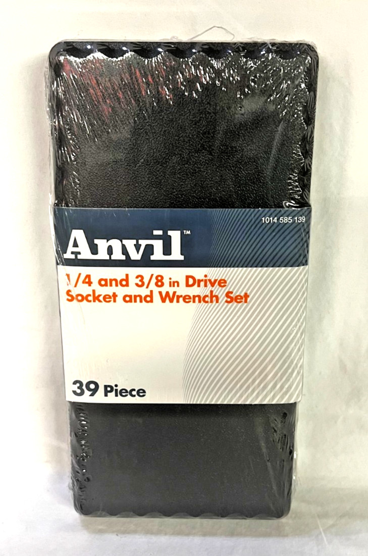 Anvil 39-Piece SAE/Metric Mechanics Tool Set with Case (New In Retail Packaging) gallery