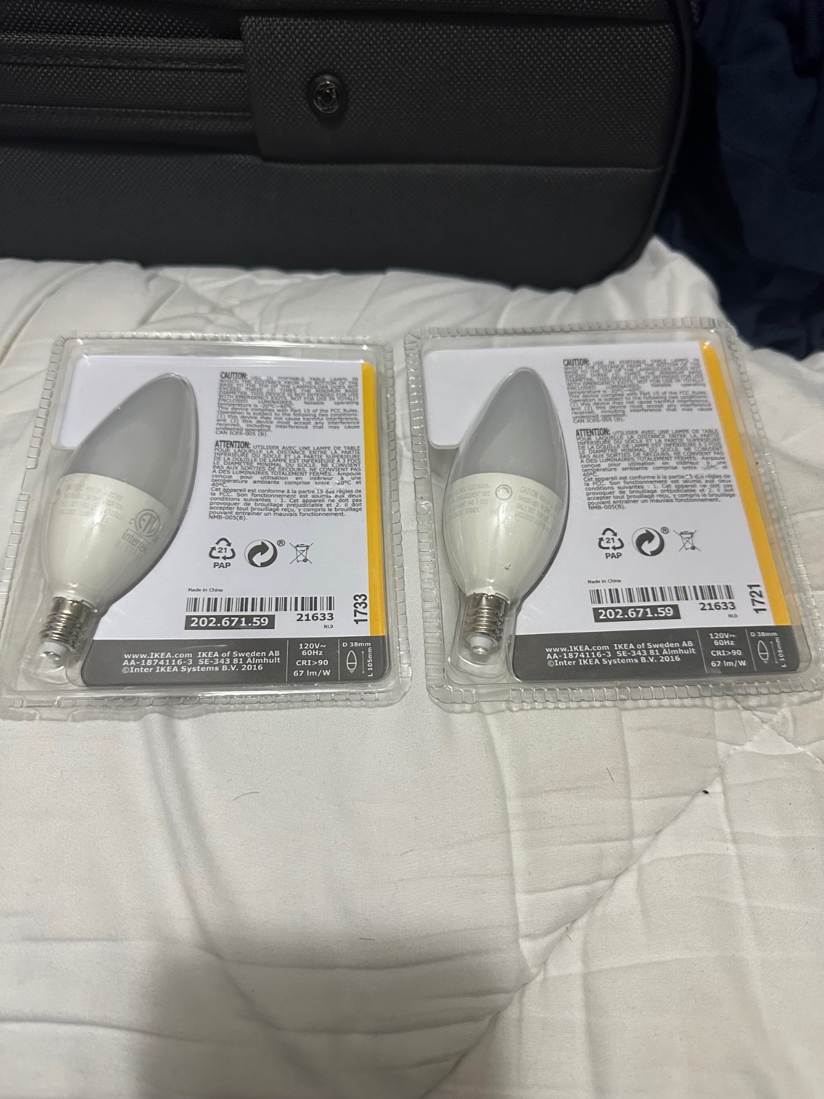 2 LEDARE LED 400 Lm 6 W E12 LED15166 gallery