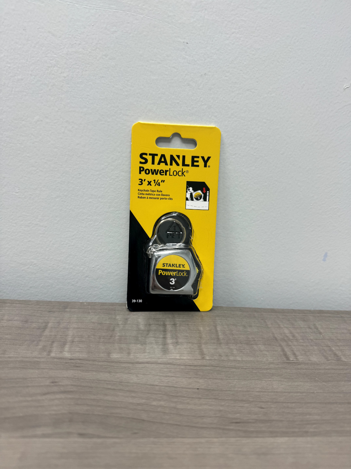 Stanley PowerLock 39-130 Key Chain 3' x 1/4" Tape Measure 36" Pocket Rule gallery