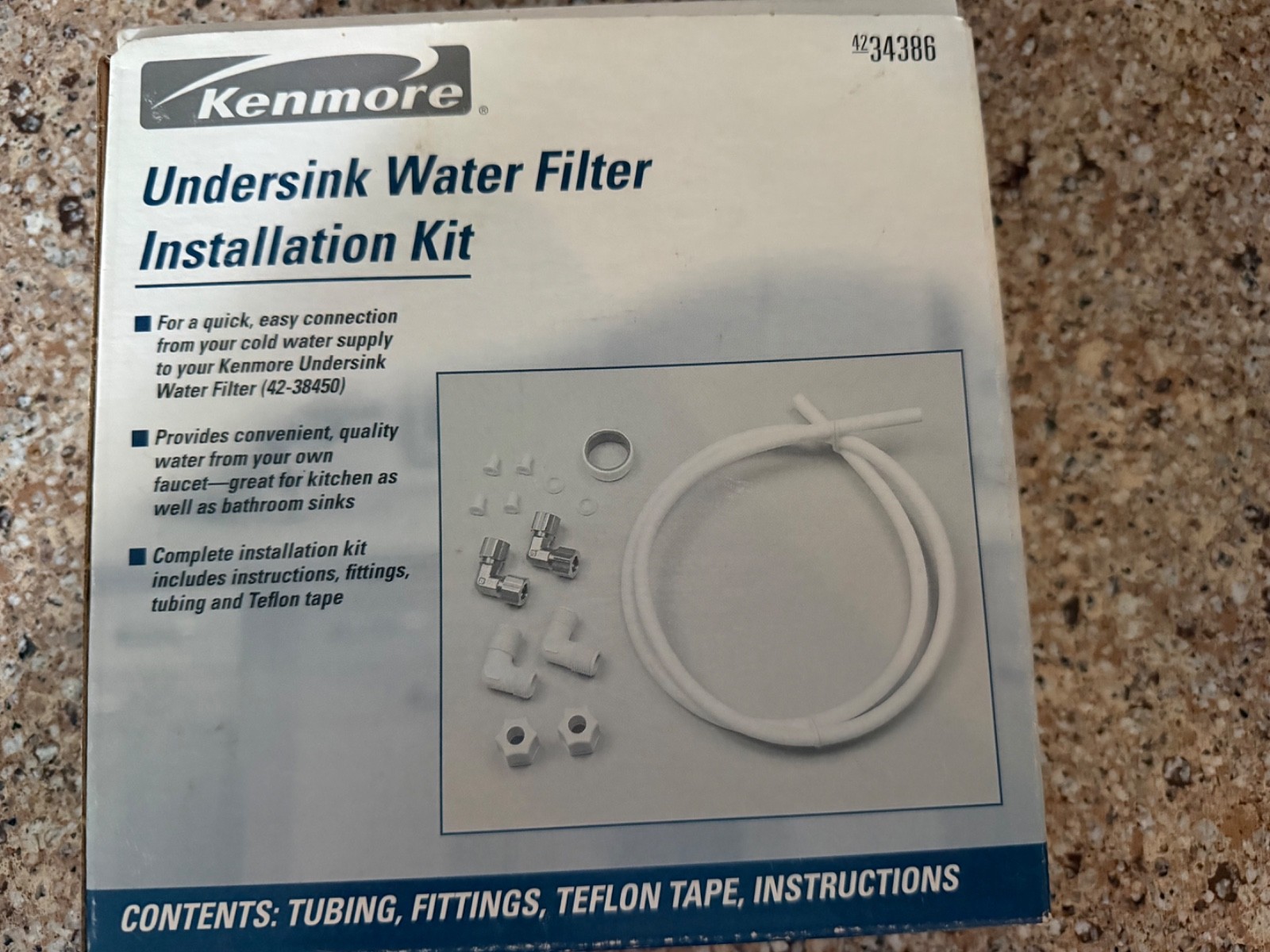 Kenmore Undersink Cold Waterline Installation Kit 34386 Brand New in Box gallery