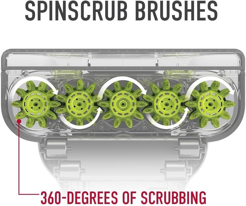 Hard Floor Cleaner Machine Spin Scrub Brushes Wash Dry Mode for Hardwood Vinyl gallery