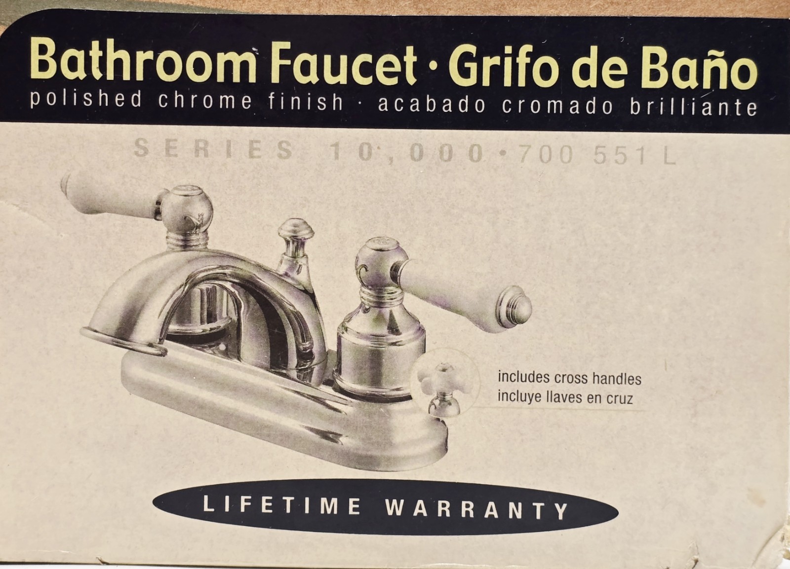 PEGASUS Series 1000 Two Handle Bathroom Faucet 700 551L Chrome NOS New Sealed gallery