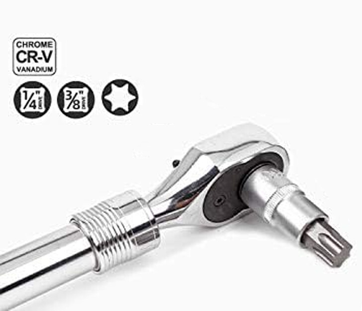 Chrome Vanadium Steel HEX 6 Point Star Security Torx Bit Socket Tools gallery