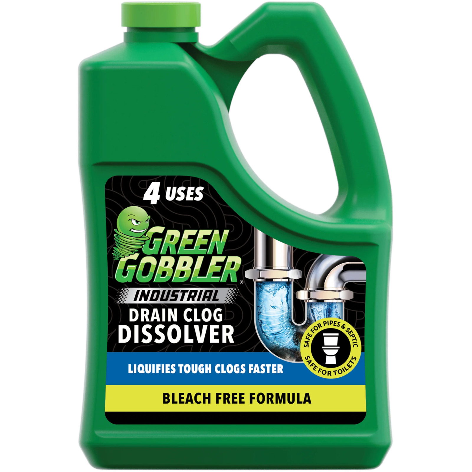 Green Gobbler Industrial Strength Drain Clog Remover & Cleaner Liquid Gel- 64oz. gallery